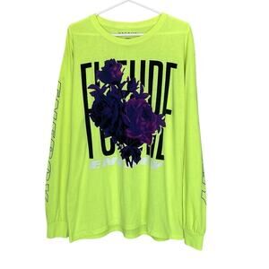 Pacsun | Los Angeles Future Energy Long Sleeve Shirt Men’s Large Neon Yellow